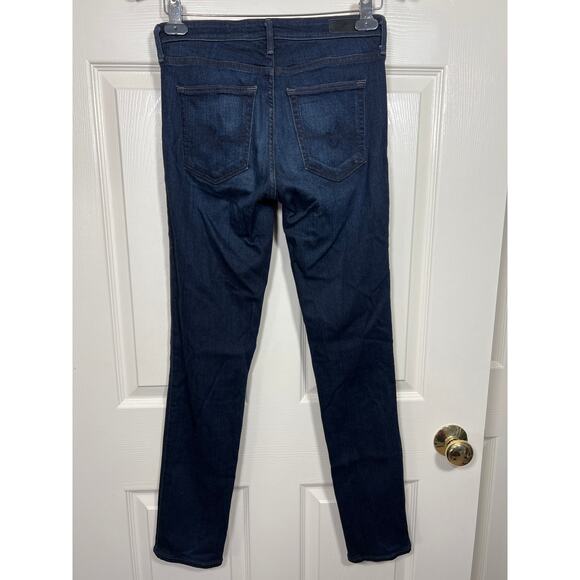 AG Jeans The Prima Mid Rise Cigarette Leg Dark Blue Wash Capsule - Picture 4 of 8